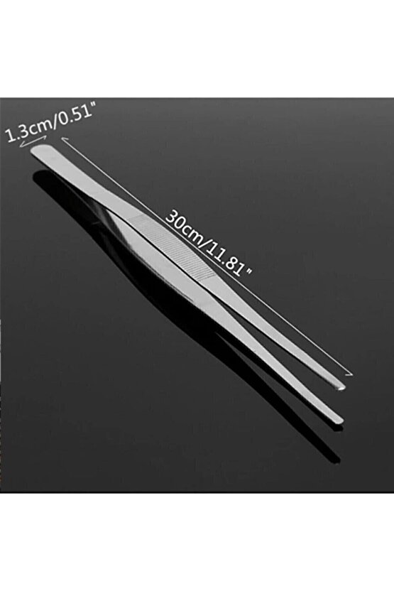 30 Cm Çelik Mutfak Cımbızı Çelik Yemek Cımbızı Aşçı Şef Cımbızı 30 Cm