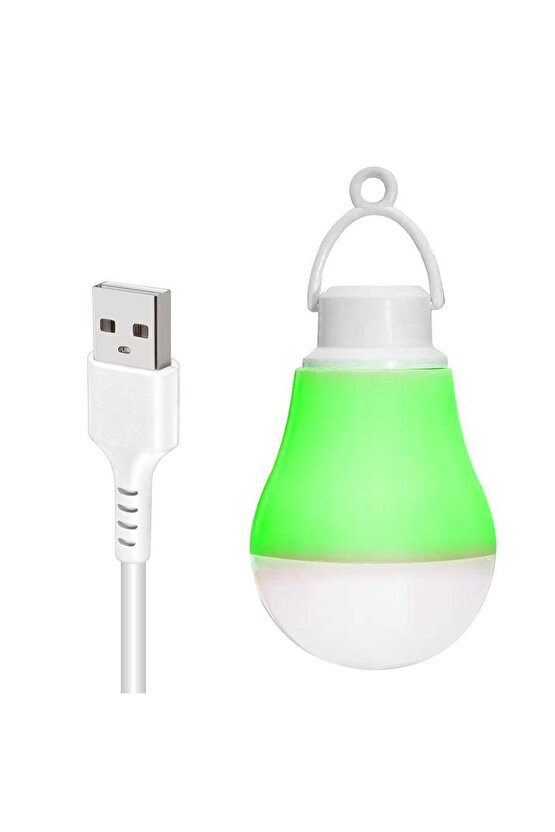 PM-12765 Beyaz 5 Volt - 5 Watt 1 Metre Usb Kablolu Beyaz Led Ampul