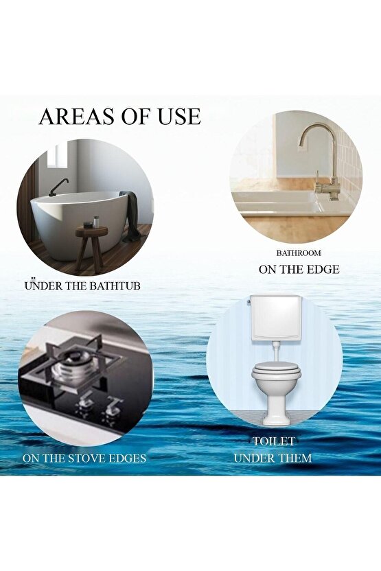Su Sızdırmaz Banyo Mutfak Lavabo Küvet Izolasyon Şerit Bant (K0)