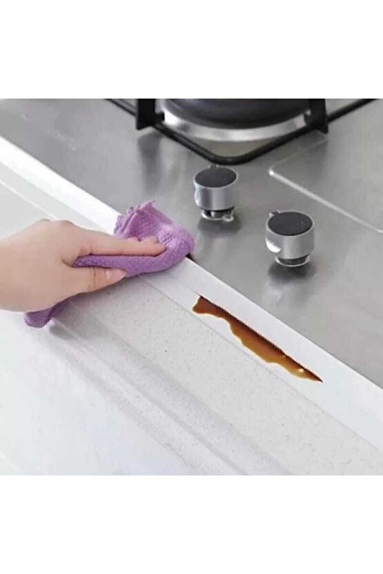 3.2 M BANYO KÜVET MUTFAK LAVABO SU SIZDIRMAZ BANT SU GEÇİRMEZ KENAR BANDI SIZDIRMAZLIK BANTI (BEYAZ)