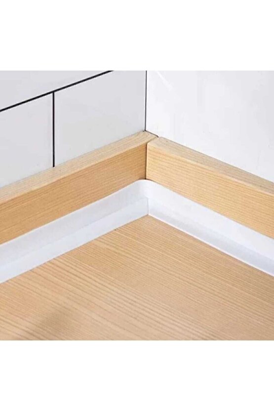 3.2 M BANYO KÜVET MUTFAK LAVABO SU SIZDIRMAZ BANT SU GEÇİRMEZ KENAR BANDI SIZDIRMAZLIK BANTI (BEYAZ)