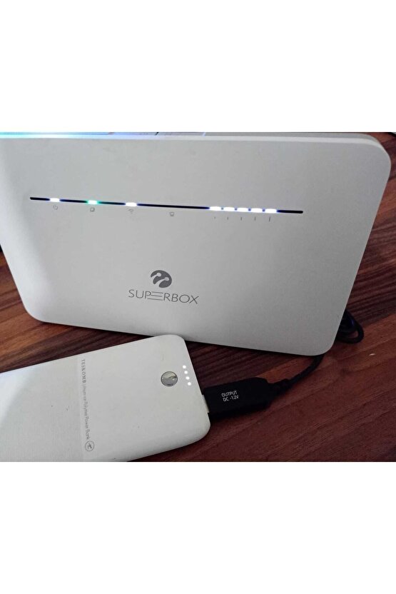 zerdğ Powerbank Usb Bağlantı Kablosu 5v Giriş 12v Çıkış Yeni Model 998259
