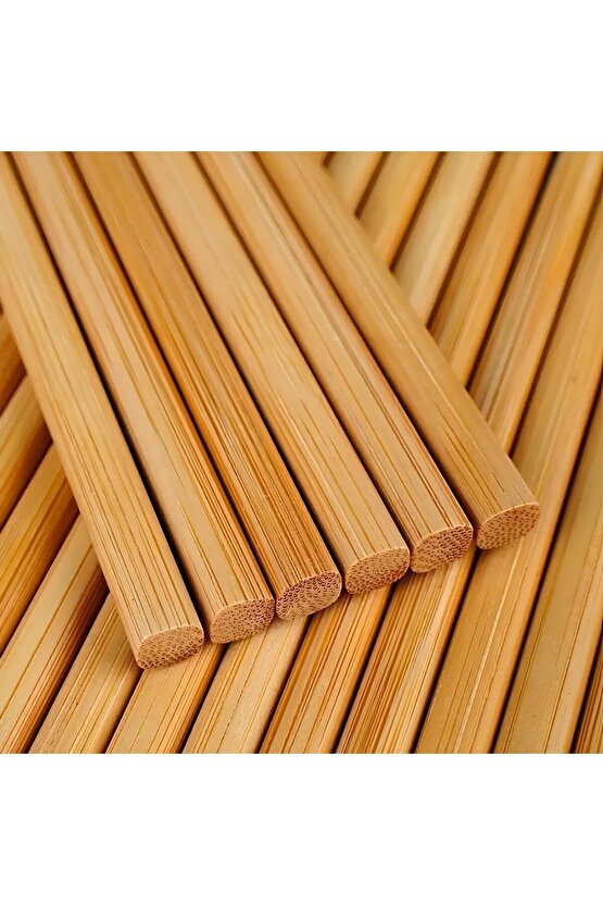 sivtcrt Trebent Yıkanabilir Bambu Chopstıck Japon Çin Yemek Çubuğu trendy 1053513