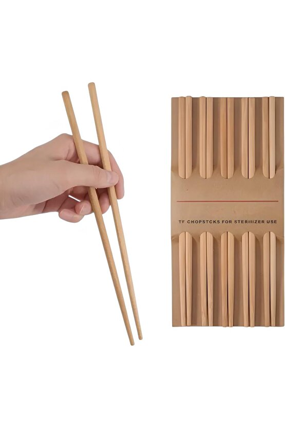 sivtcrt Trebent Yıkanabilir Bambu Chopstıck Japon Çin Yemek Çubuğu trendy 1053513