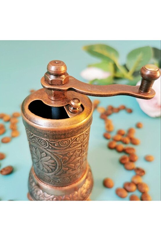 Bakır Kahve Değirmeni Bakır Baharat Değirmeni