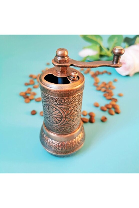 Bakır Kahve Değirmeni Bakır Baharat Değirmeni