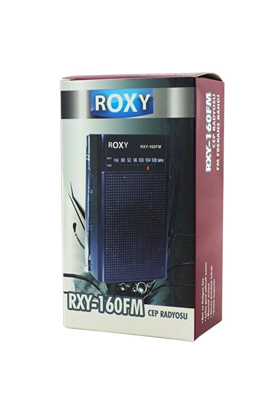 Rxy-160fm Cep Tipi Mini Analog Radyo