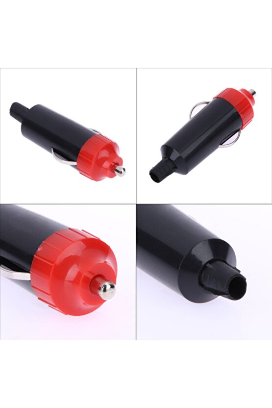 12v Araç Çakmak Fişi Erkek  Seyyar Kablo Tip Oto Çakmaklık Erkek
