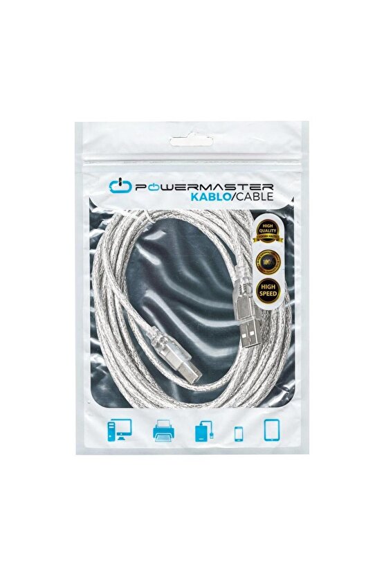 USB 2.0 Yazıcı Kablosu 5 Metre