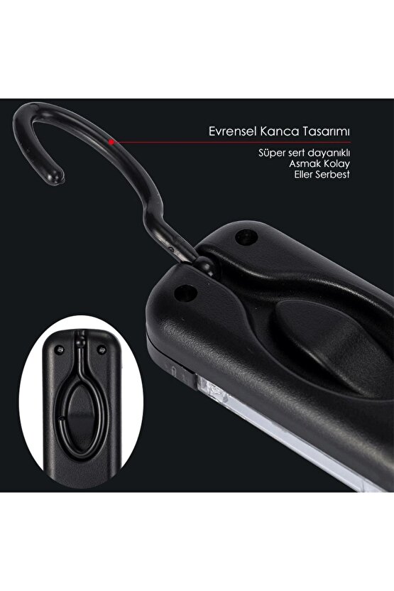 220 VOLT 7 METRE KABLOLU 100 LEDLİ SEYYAR ÇALIŞMA LAMBASI (4887)