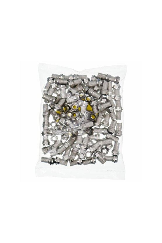 FULLY E-320A RG6U4 18MM GENİŞ F KONNEKTÖR (100LÜ POŞET) (4767) - ANK6692-2210
