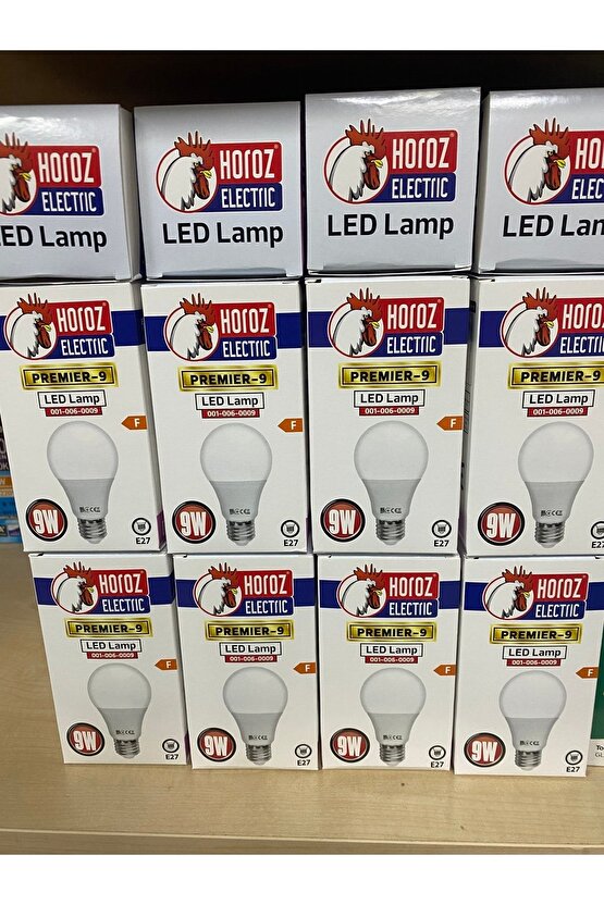 E27 Led Ampul 9 Wat