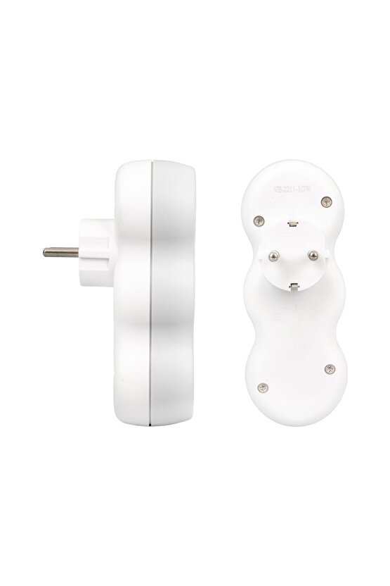 VE-2211-3GW A CLASS 3LÜ  DİKEY ÇOKLU PRİZ (MADE IN MALAYSIA) (K0)
