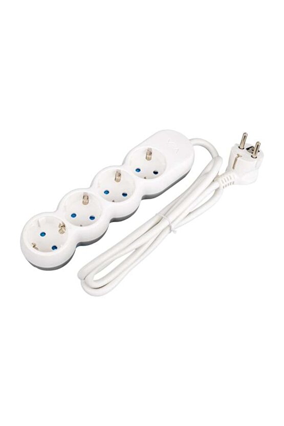 1. Kalite 1.5 Metre Uzatma Kablolu Grup Priz 4 Lü Elektrik Prizi AXE33-3F61