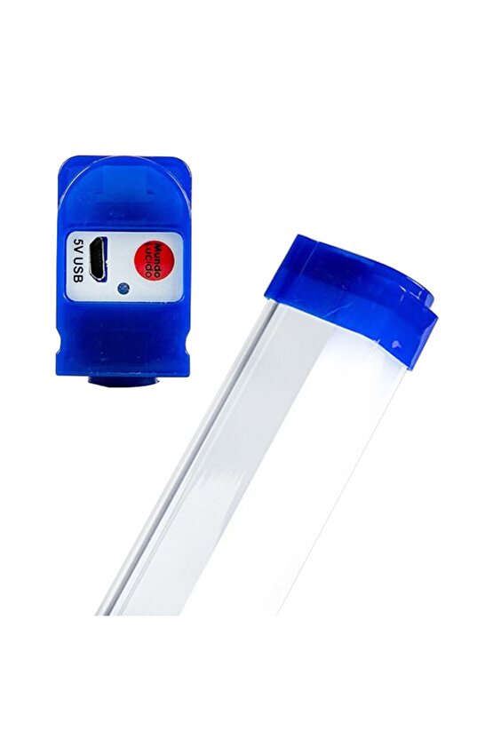 BK-300 Mıknatıslı Şarjlı 3 Modlu Solar Beyaz Lamba 32 Cm