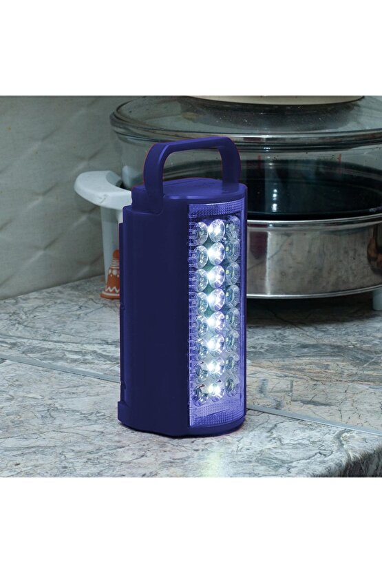 24 LEDLİ ŞARJLI IŞILDAK (6V4A AKÜLÜ * POWERBANK ÖZELLİKLİ) (4767) - SBS7529-9417