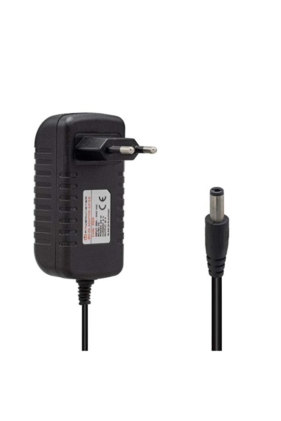 PM-4531 12 Volt - 2 Amper 5.5*2.5 Mm Uçlu Plastik Kasa Priz Tipi Adaptör