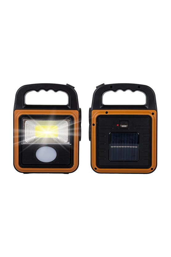 Robotrend HS-8020C COB LEDLİ SOLARLI 4 KADEMELİ USB POWERBANK