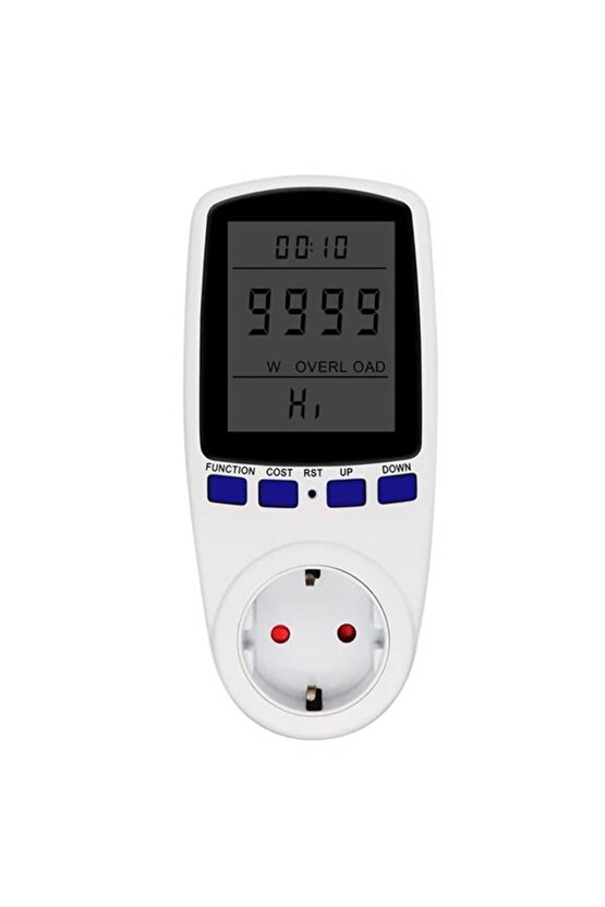 Powermaster Pm-001 Digital Wattmetre Elektrik Ölçüm Cihazi (230V-3680W-MAX-16A)