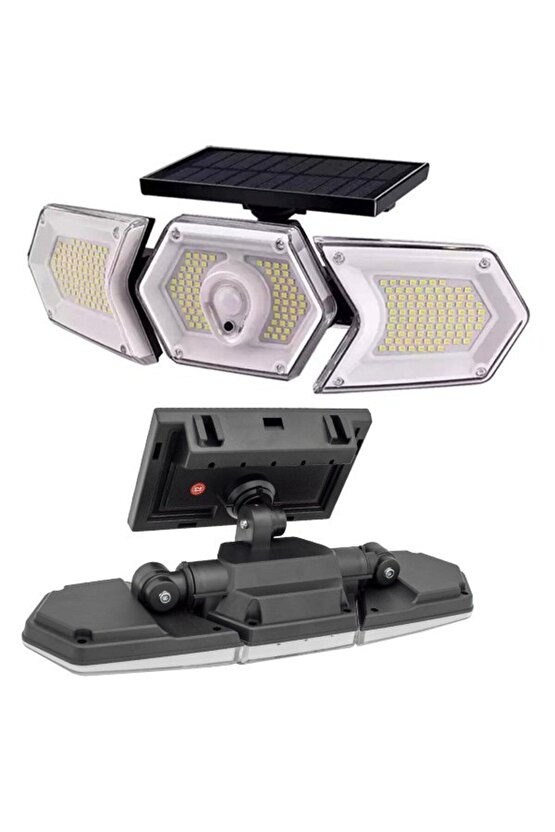 613461 ShopZum W774A SENSÖRLÜ SOLAR GÜNEŞ ENERJİLI 254 SMD LEDLİ 3 MODLU BEYAZ İNDUKSİYON LAMBASI