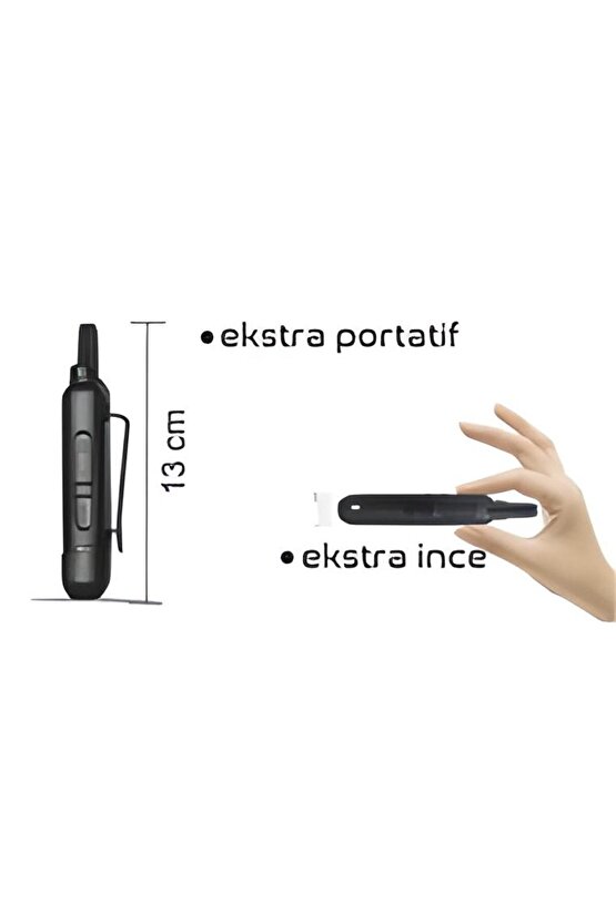Çaycı Telsizi Tekli Paket Kulaklık Hediyeli Full Set