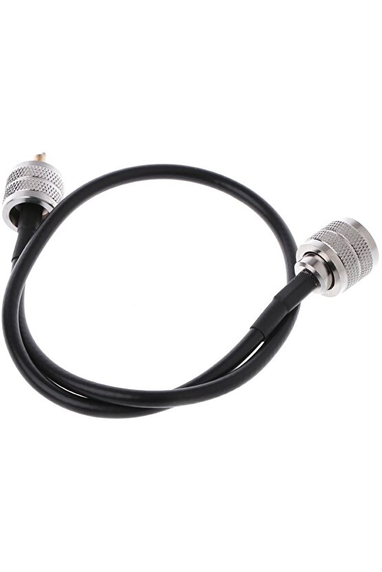 Rf Koaksiyel Kablo Konnektörü Uhf Pl259 Erkek Uhf Erkek Pl259 Rg58 Pigtail Kablosu 5 Siyah