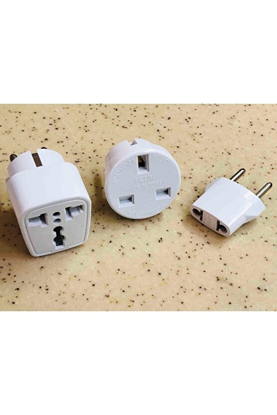 Elektrik Priz Seti Amerikan ingiliz Singapur Kabe Umre Fiş Dönüştürücü Türk Fişe Çeviren Başlık