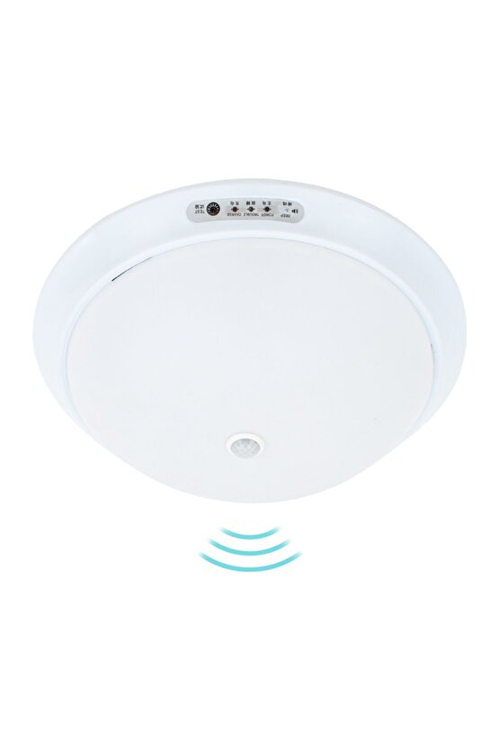 Lucestdrp 95Mm Beyaz 24 Ledli Sensörlü Şarjli Tavan Lambasi (4172) New