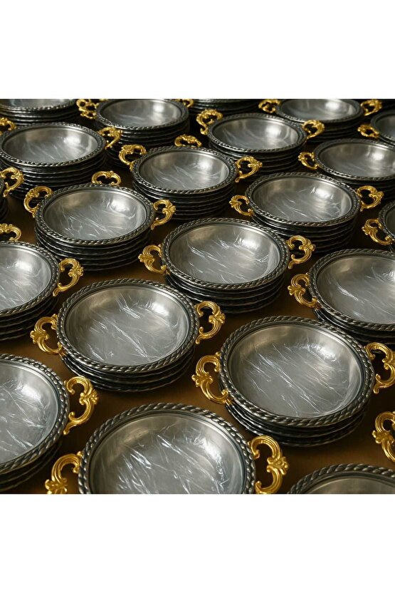 Vefa Metal 3lü Bakır Tava Sahan Seti
