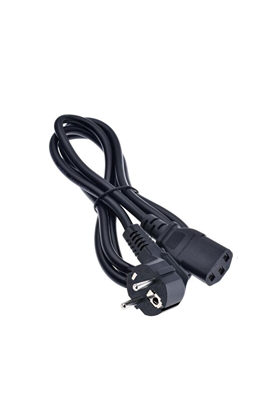 Power Güç Kablosu Bilgisayar Monitör Power Güç Kablosu 1.8 Metre