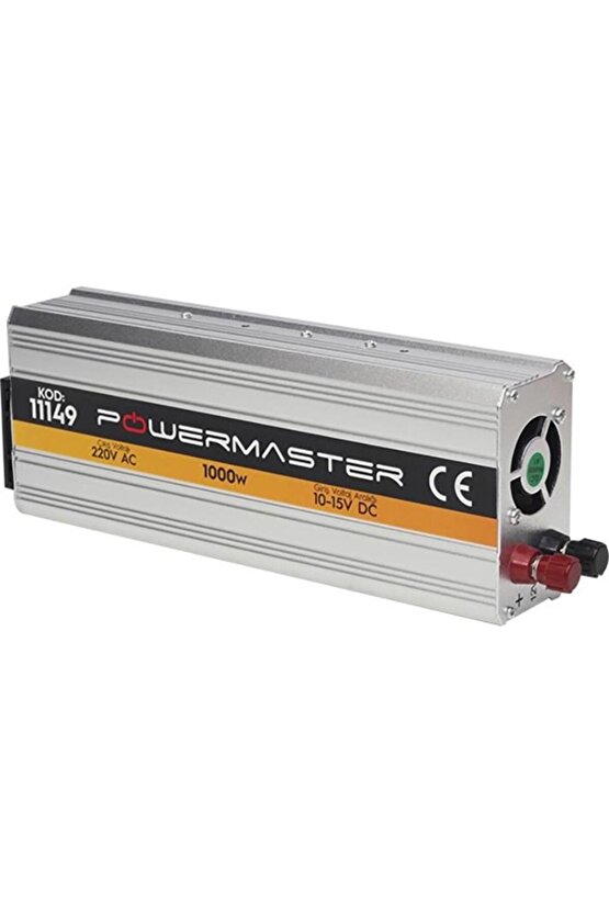 Pm-11149 12 V Volt 1000 W Watt Modifiye Sinüs Inverter Invertör 220 Volt Çevirici