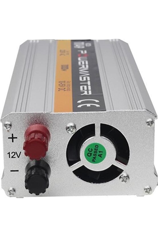 Pm-11149 12 V Volt 1000 W Watt Modifiye Sinüs Inverter Invertör 220 Volt Çevirici