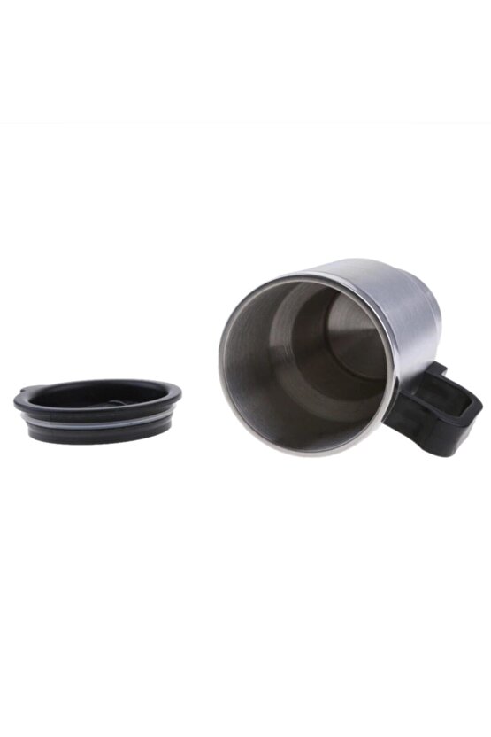 Araç Içi Su Isıtıcı Çelik Oto Kettle-termos Mug Kupa Içi Metal 12v 500ml