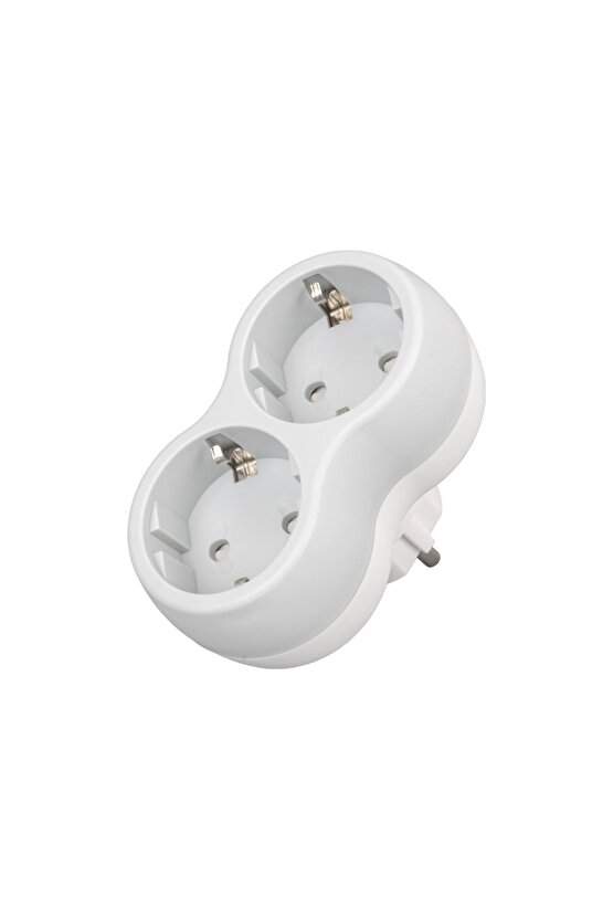 VEA VE-2211-3SGW A CLASS 2Lİ DİKEY ÇOKLU PRİZ (MADE IN MALAYSIA)