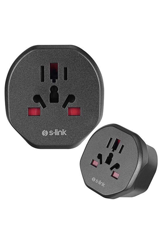 S-LINK SL-WL07 UNİVERSAL - İNGİLTERE TİPİNE ÇEVİRİCİ PRİZ ADAPTÖR FİŞ