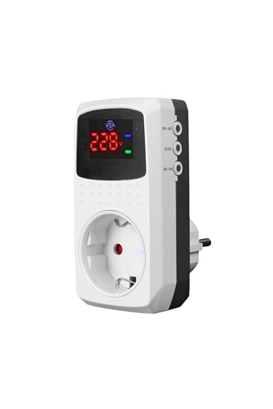 VE-22393 15A 3520W Göstergeli Akım Korumalı Priz Aşırı Yüksek Gerilim