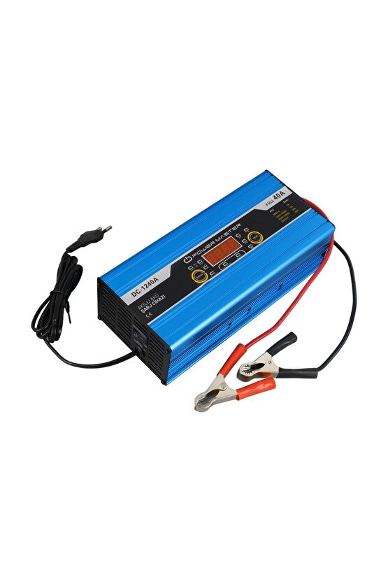 Dc-1240A 12 Volt Max 40 Amper Akıllı Akü Şarj Cihazı