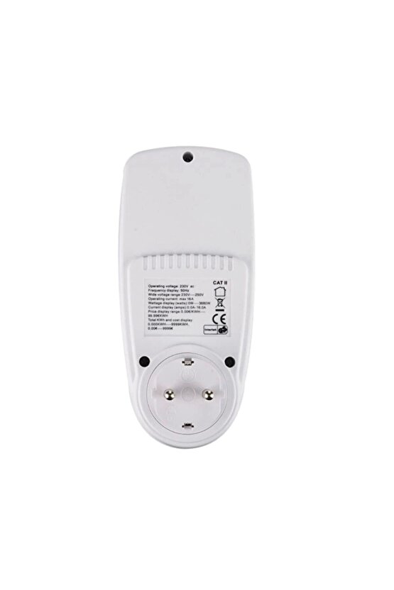 Dijital Wattmetre Enerji Sarfiyat Ölçer Tüketim Ölçer 220v Priz Gesi