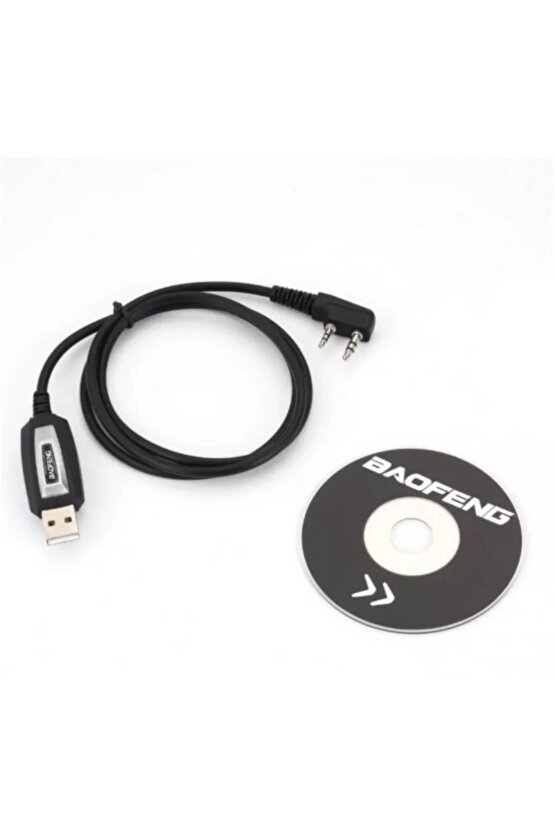 Telsiz Programlama Kablosu+Cd Baofeng TYT Wln Mars..Uyumlu K Tip