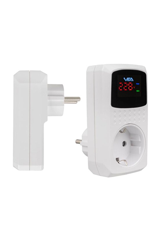 Vea Ve-22393 16a 3520w Tekli Dijital Göstergeli Akım Korumalı Priz ( Lisinya ) alithestereo