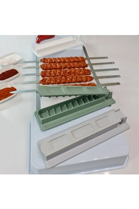 Kebapmatik Adana Urfa Kebap Kalıbı Aparatı Pratik Hızlı Kebap Makinesi