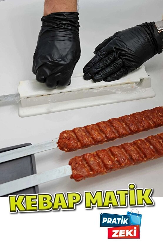 Kebapmatik Adana Urfa Kebap Kalıbı Aparatı Pratik Hızlı Kebap Makinesi Kutusu Kebap Matik Kalıp