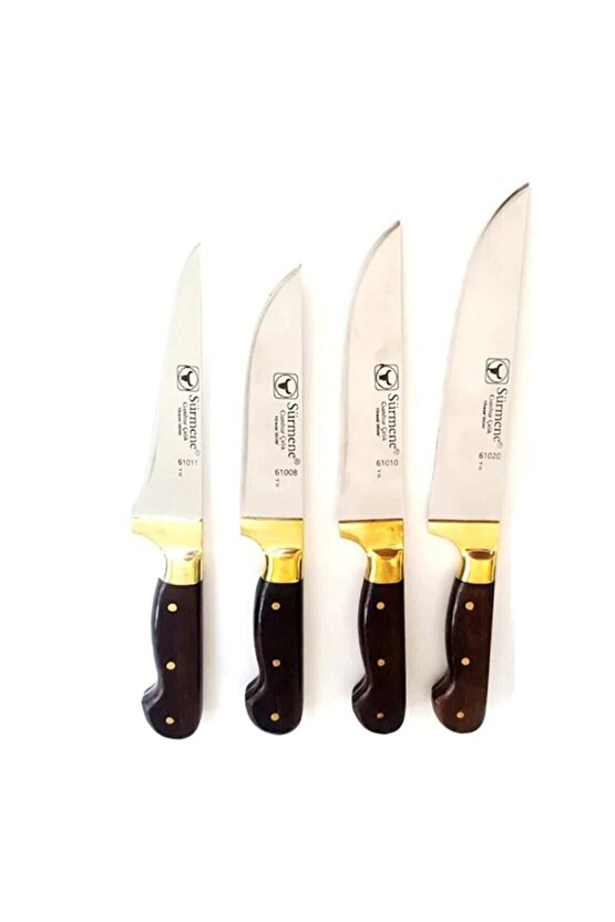 4 Parça Tools Orijinal Sürmene Paslanmaz Çelik Bıçak Seti