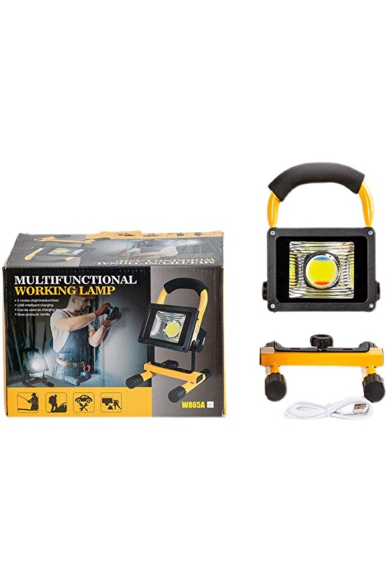 POWERMASTER W865A USBLİ SENSÖRLÜ ŞARJLI ÇOK FONKSİYONLU ÇALIŞMA LAMBASI