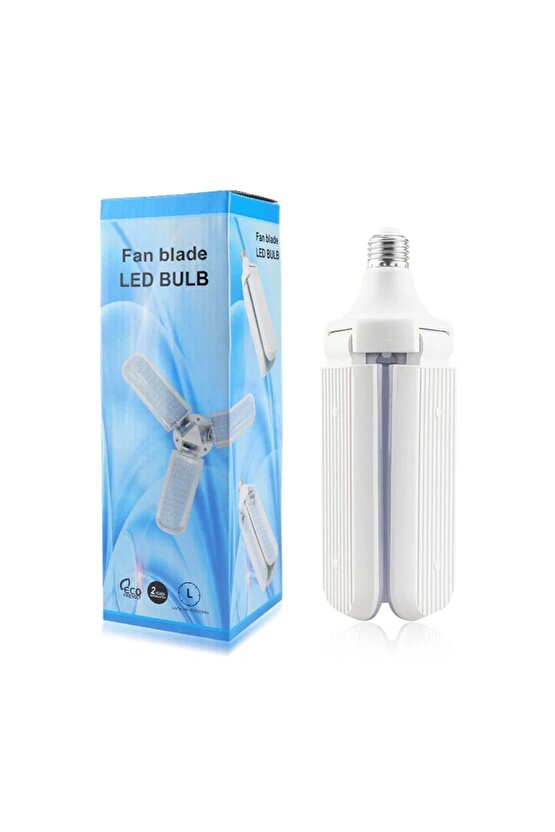 Pm-24464 220 Volt E27 Duy 60 Watt 3 Kollu Pervane Beyaz Led Ampul (Lisinya)