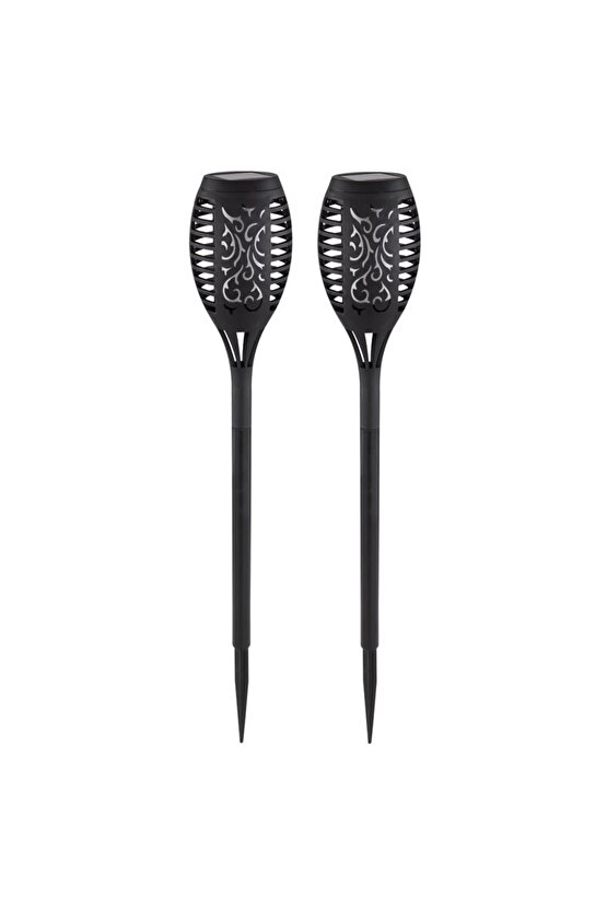 5li POWERMASTER PM-15940 12 LEDLİ IP44 ALEVLİ KUTULU TEKLİ PAKET SOLAR BAHÇE AYDINLATMA