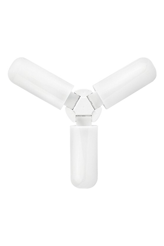 Açılabilir 3 Kanatlı 60 Watt Daylight Beyaz Led Akü Maşalı 12 Volt Pervane Ampul AXE4-7L