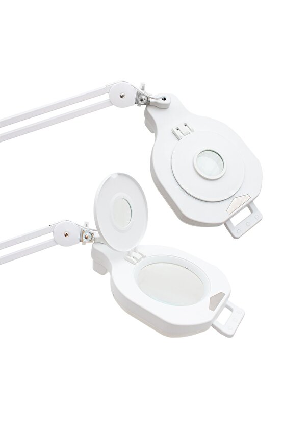 138MM LENS MERCEKLİ 81+1 LEDLİ 3 DIOPTER BÜYÜTEÇ AKROBAT MASA LAMBASI (4433)
