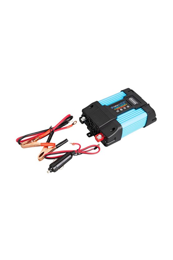 Akü Maşalı DC 12 Volt Girişli 220 Volt 300 Watt Gücünde invertör Modified Sinüs inverter