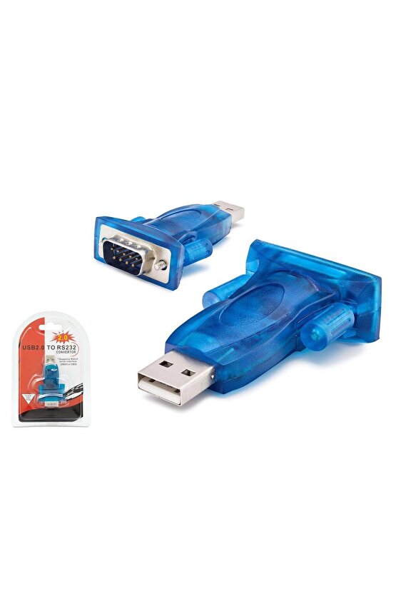 Atesın Çevirici Usb 2.0 To Rs232 Hdx-7511 Zx-u032a